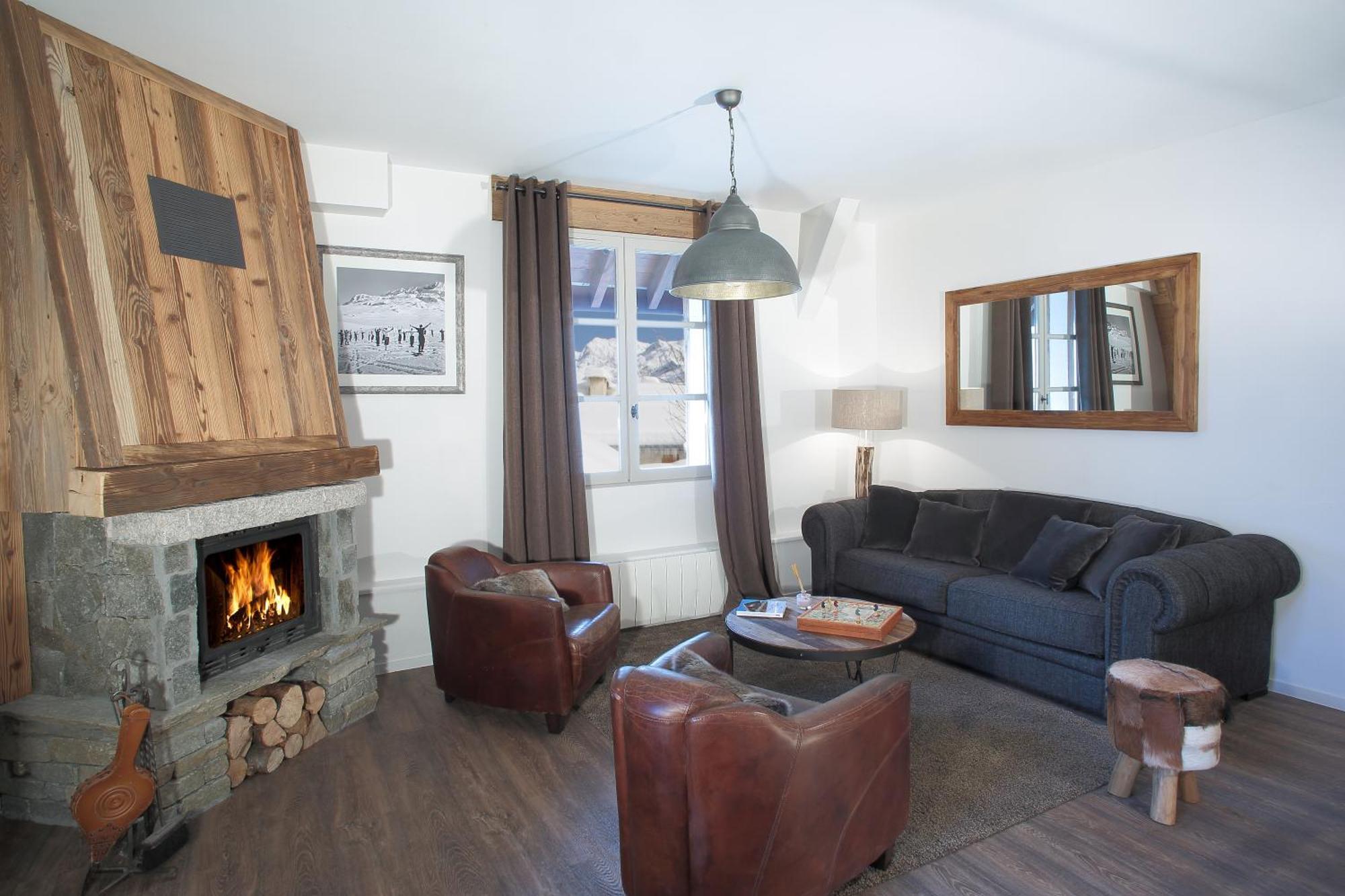Chalet La Fedora - Appartements De Charme Vaujany Ruang foto